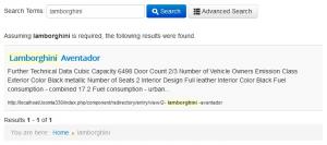 Smart Search results
