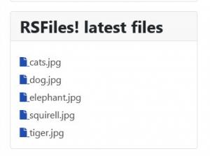 Latest files