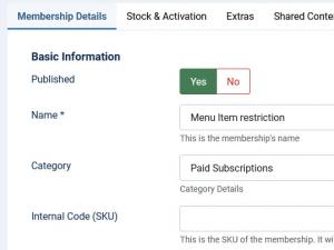 The Basic Information tab