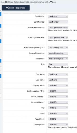RSForm!Pro eWAY plugin mapping fields