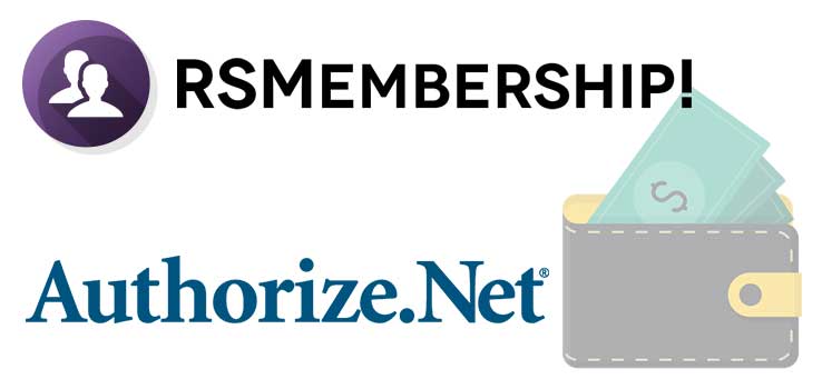 RSMembership! Authorize.NET plugin