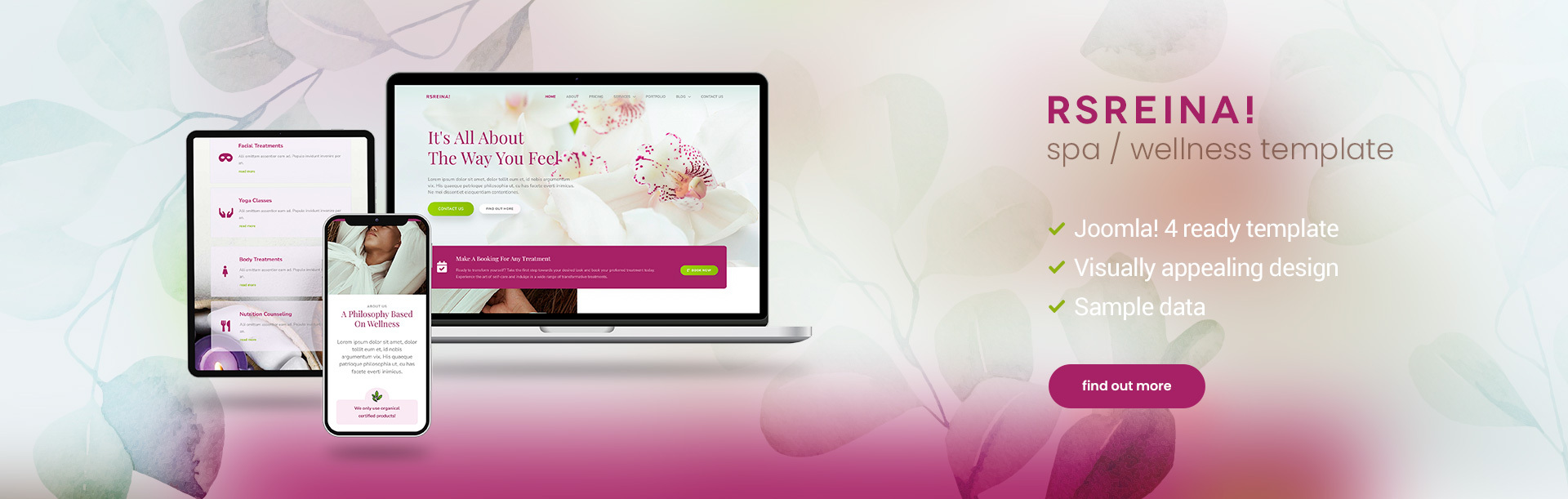 RSReina! Joomla! 4 template