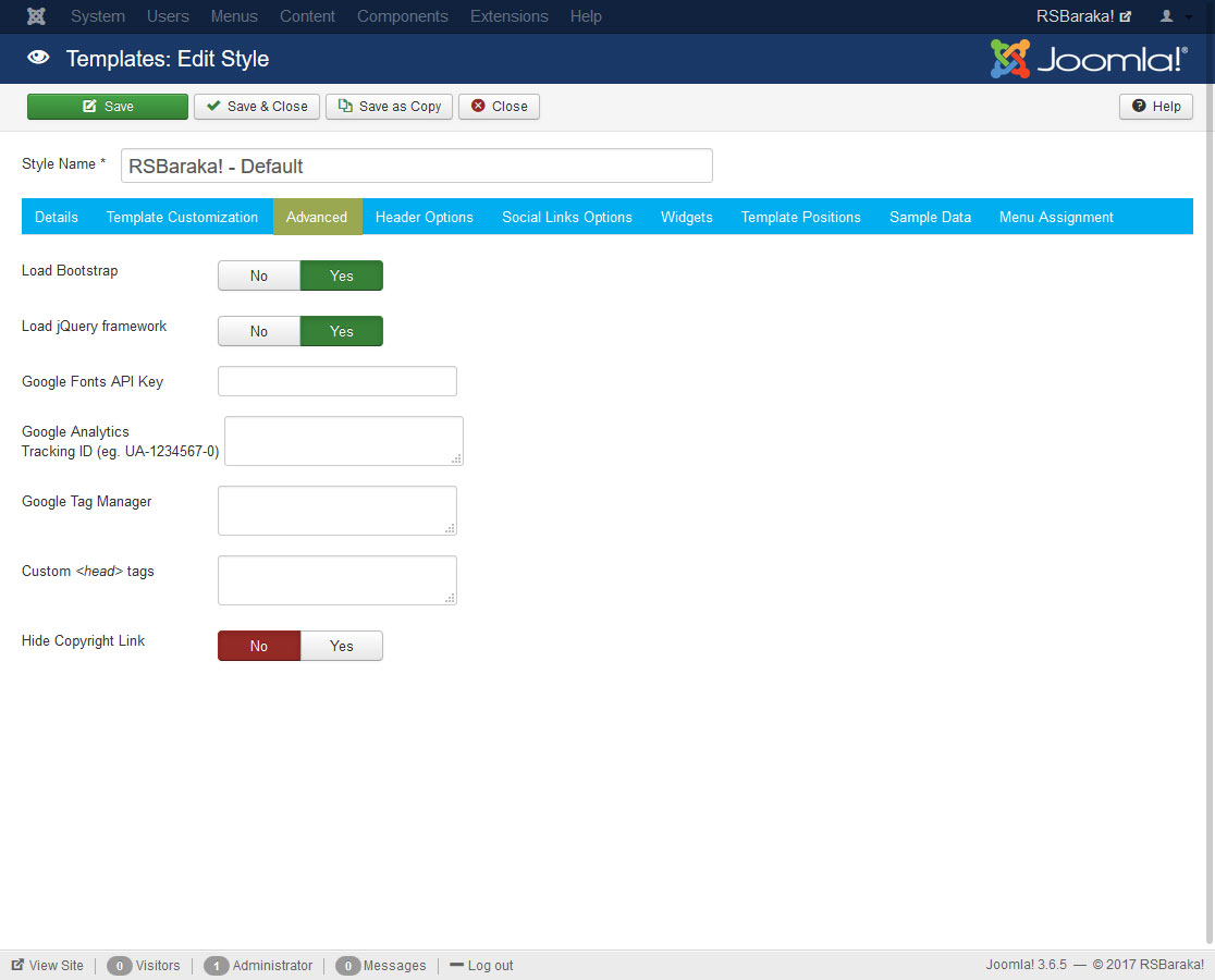 rsbaraka! - Screenshot Back End 3