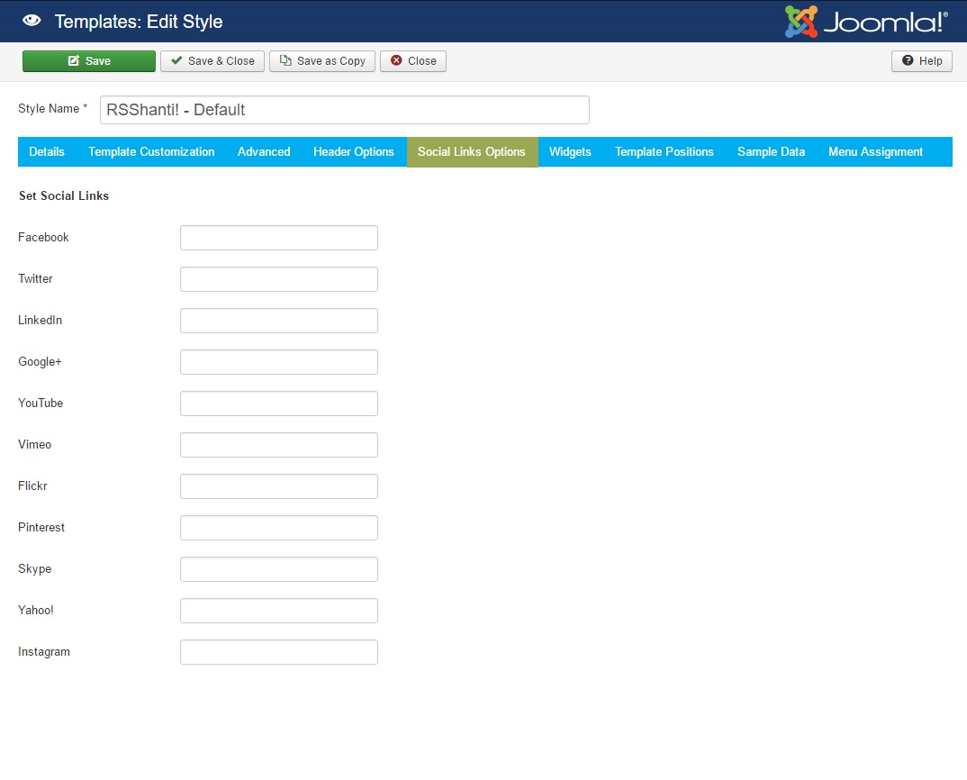 rsshanti! - Screenshot Back End 5